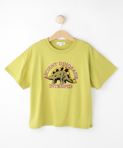 SHOO・LA・RUE（シューラルー）の「【100-150cm/ひんやり】さがらモチーフTシャツ（Tシャツ/カットソー・キッズ・オフホワイト/ブラック/イエロー系その他・10/11/12/13/14/15 ）」の7枚目の写真