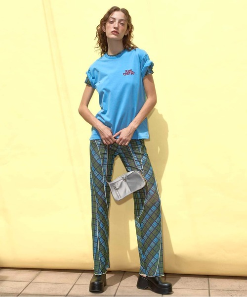 MAISON SPECIAL(メゾンスペシャル)の「Another T-shirt/Another Tシャツ(Tシャツ/カットソー・レディース・ホワイト/ブラウン/ピンク/チャコールグレー/ブルー・FREE)」の8枚目の写真