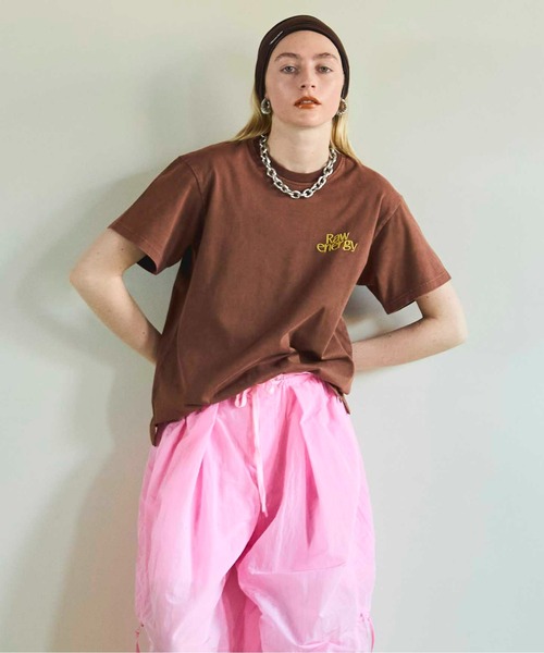 MAISON SPECIAL(メゾンスペシャル)の「Another T-shirt/Another Tシャツ(Tシャツ/カットソー・レディース・ホワイト/ブラウン/ピンク/チャコールグレー/ブルー・FREE)」の11枚目の写真