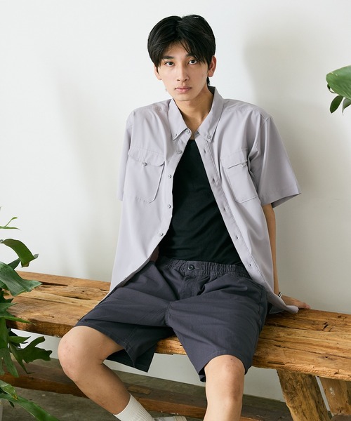 patagonia（パタゴニア）の「Patagonia/パタゴニア M'S SELF GUIDED HIKE SHIRT シャツ 半袖シャツ（シャツ/ブラウス・メンズ・グレー・L）」の4枚目の写真