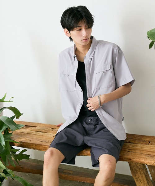 patagonia（パタゴニア）の「Patagonia/パタゴニア M'S SELF GUIDED HIKE SHIRT シャツ 半袖シャツ（シャツ/ブラウス・メンズ・グレー・L）」の5枚目の写真