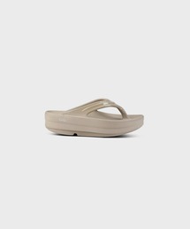 ウーフォス ベージュ 厚底サンダル OOFOS ポイント10% ウーフォス ウーフォスウーオリジナル サンダル