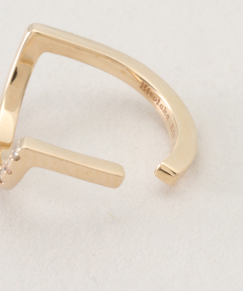 HIROTAKA(ヒロタカ)の「Hirotaka/ヒロタカ Treehopper Diamond Ear Cuff S(イヤーカフ・レディース・ゴールド・FREE)」の2枚目の写真