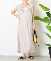Jena espace merveilleux | 【ふわかるワンピ】2WAYリボンシアーワンピース(ワンピース)