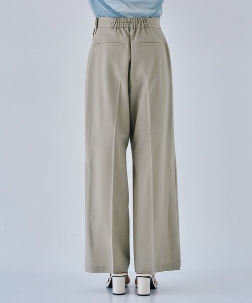 【UNITED TOKYO】ウールイーズワイドタックパンツ セール】ウールイーズワイドタックパンツ｜セットアップ