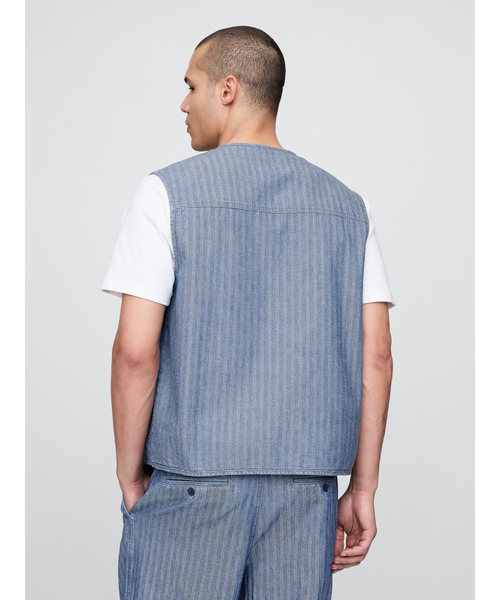 GAP（ギャップ）の「Gap × Malbon ヘリンボーン ユーティリティベスト 