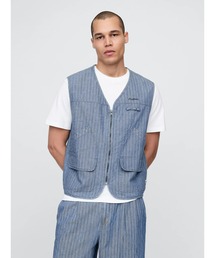 GAP（ギャップ）の「Gap × Malbon ヘリンボーン ユーティリティベスト（ベスト）」
