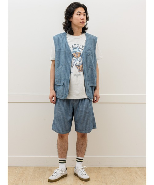 GAP（ギャップ）の「Gap × Malbon ヘリンボーン ユーティリティベスト 