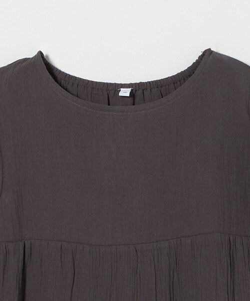 green label relaxing（グリーンレーベルリラクシング）の「ローン ティアード ワンピース / キッズ  140cm-160cm（ワンピース・キッズ・ライトブルー/ダークグレー・140cm/150cm/160cm）」の10枚目の写真