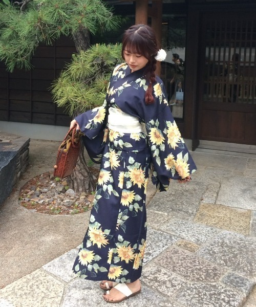 nemne store（ネンネストア）の「2025  浴衣4点セット（浴衣・レディース・サックスブルー/ネイビー系/ブラック系/ネイビー/ネイビー系1/ピンク系・SMALL/MEDIUM）」の9枚目の写真