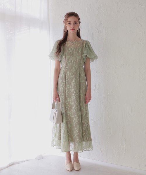 Dorry Doll（ドリードール）の「エアリースリーブドレス（ドレス・レディース・ラベンダー/グリーン/ブルー/ブラック・MEDIUM）」の5枚目の写真