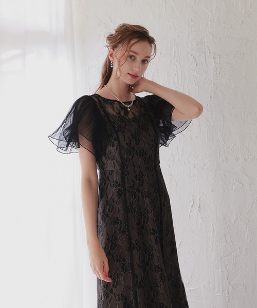 Dorry Doll（ドリードール）の「エアリースリーブドレス（ドレス・レディース・ラベンダー/グリーン/ブルー/ブラック・MEDIUM）」の16枚目の写真