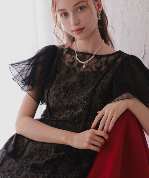 Dorry Doll（ドリードール）の「エアリースリーブドレス（ドレス・レディース・ラベンダー/グリーン/ブルー/ブラック・MEDIUM）」の19枚目の写真