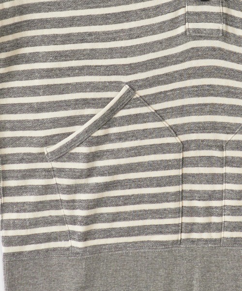 FLISTFIA(フリストフィア)の「FLISTFIA/フリストフィア 3/4 Henley Parker パーカー(パーカー・メンズ・チャコール・2)」の4枚目の写真