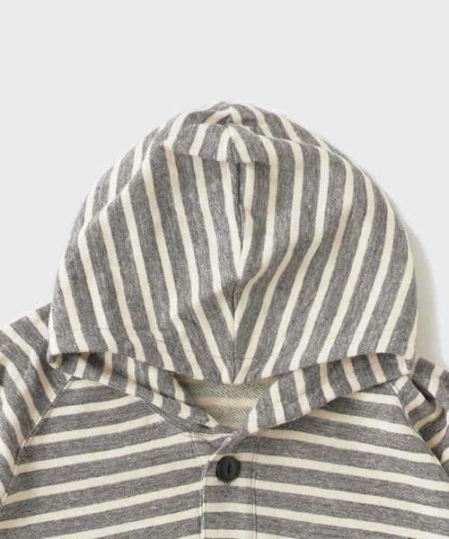 FLISTFIA(フリストフィア)の「FLISTFIA/フリストフィア 3/4 Henley Parker パーカー(パーカー・メンズ・チャコール・2)」の2枚目の写真