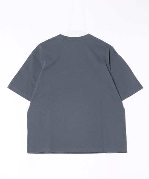 B'day（ビーデイ）の「ビンテージ加工 ヘビー天竺ガゼット付き アメカジアップリケハードウォッシュTEE（Tシャツ/カットソー・メンズ・ネイビー/オフホワイト/スミクロ・LARGE/MEDIUM）」の4枚目の写真
