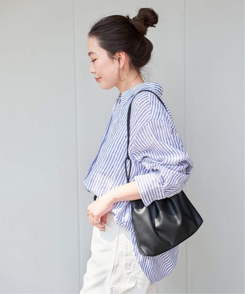 SIMPLICITE(シンプリシテェ) B.C STOCK 手洗い可 フレンチリネン2wayブラウス レデ 中古 古着 0824 B.C STOCK ブラウス シャツ 手洗い可 / 2wayフレンチリネン