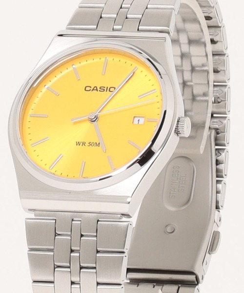 CASIO(カシオ)の「CASIO カシオ/ クォーツ腕時計 アナログ ステンレスベルト クォーツムーブメント 50メートル防水 ラウンドフェイス腕時計 /// MTPメタルシリーズ(アナログ腕時計・メンズ・レッド/ピンク/イエロー/ブルー/グリーン・FREE)」の16枚目の写真