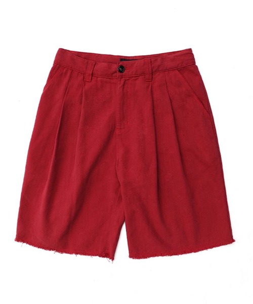 MASONPRINCE(メイソンプリンス)の「ルーズフィット ダブルプリーツ ハーフパンツ DK3224【MASONPRINCE】(その他パンツ・メンズ・レッド/ブラック/カーキ・L/M/S)」の16枚目の写真