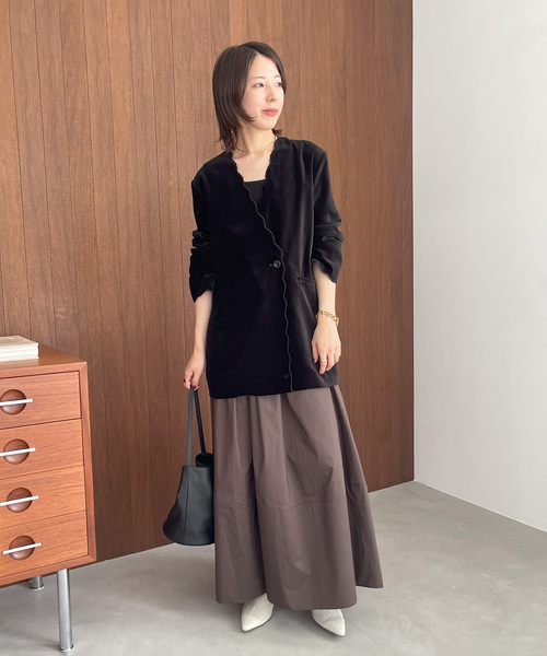 LE TALON（ルタロン）の「5cmポインテッドニットショートブーツ（ブーツ・レディース・ブラック×ブラック/グレー/アイボリー・X-SMALL/SMALL/MEDIUM/LARGE/X-LARGE）」の15枚目の写真