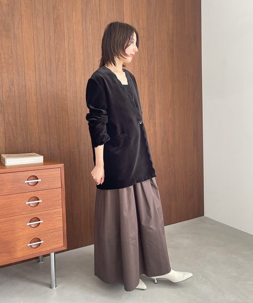 LE TALON（ルタロン）の「5cmポインテッドニットショートブーツ（ブーツ・レディース・ブラック×ブラック/グレー/アイボリー・X-SMALL/SMALL/MEDIUM/LARGE/X-LARGE）」の16枚目の写真