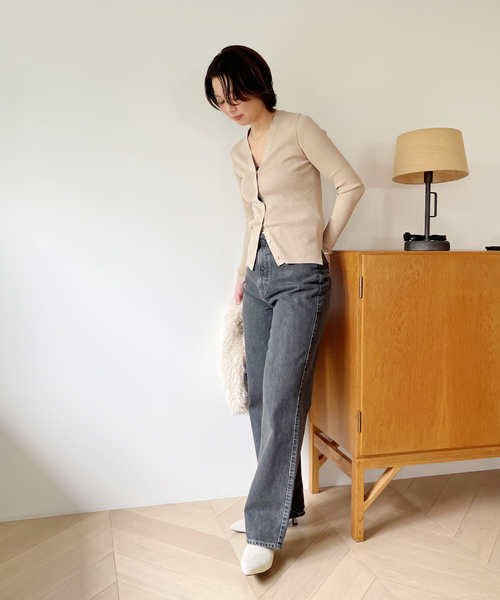 LE TALON（ルタロン）の「5cmポインテッドニットショートブーツ（ブーツ・レディース・ブラック×ブラック/グレー/アイボリー・X-SMALL/SMALL/MEDIUM/LARGE/X-LARGE）」の19枚目の写真