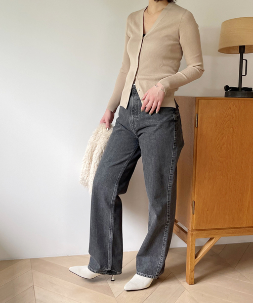 LE TALON（ルタロン）の「5cmポインテッドニットショートブーツ（ブーツ・レディース・ブラック×ブラック/グレー/アイボリー・X-SMALL/SMALL/MEDIUM/LARGE/X-LARGE）」の20枚目の写真