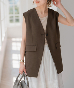 セール】anuke Satin Pocket Vest 62510106（ベスト）｜anuke