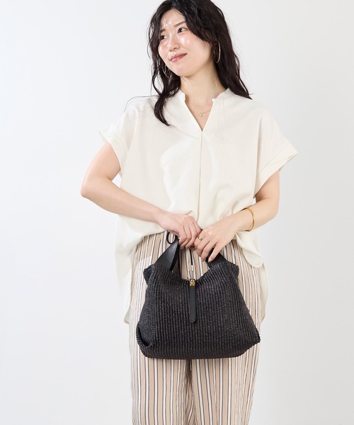 MICA&DEAL（マイカ＆ディール）の「デラリネンスキッパーブラウス 