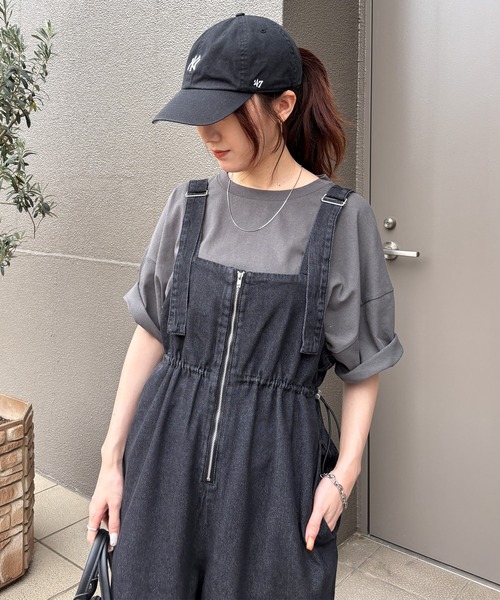 ISOOK（アイスー）の「【ISOOK / アイスー】バックプリントオーバーサイズTシャツ / 半袖 ロンT ビッグシルエット フォトT プリントT ホワイト グレー チャコール 白 ZOZOTOWN限定（Tシャツ/カットソー・レディース・ホワイト/チャコール・FREE）」の7枚目の写真