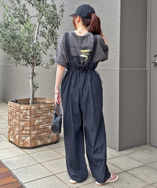 ISOOK（アイスー）の「【ISOOK / アイスー】バックプリントオーバーサイズTシャツ / 半袖 ロンT ビッグシルエット フォトT プリントT ホワイト グレー チャコール 白 ZOZOTOWN限定（Tシャツ/カットソー・レディース・ホワイト/チャコール・FREE）」の18枚目の写真