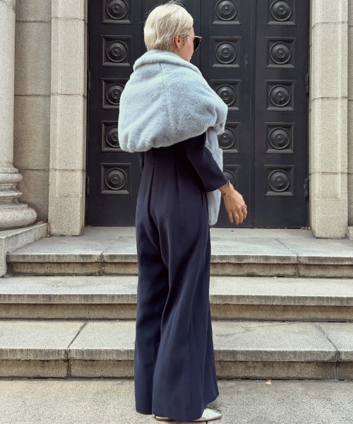 リッチボリュームファーポンチョ（その他アウター）｜JENNE（ジェンヌ