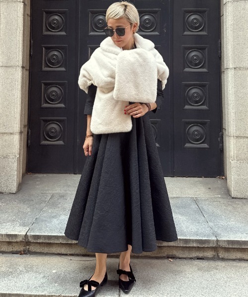 JENNE ファーポンチョ リッチボリュームファーポンチョ｜JENNE(ジェンヌ)公式通販：パリ