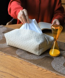 a.depeche（アデペシュ）の「【a.depeche/アデペシュ】ティッシュケース　 / おしゃれなギフトに最適！ / French linen tissue cover 005（インテリア雑貨）」