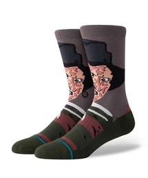 STANCE（スタンス）の「【STANCE/スタンス】HORROR SET（ホラーセット）コラボモデル 　クルーソックス　FREDDY CREW（ソックス/靴下・メンズ）」