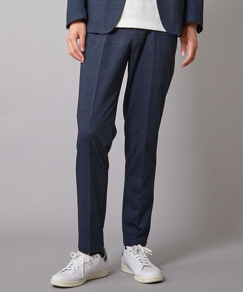UNION STATION（ユニオンステーション）の「【セットアップ着用可】メランジプリントポンチスラックス（その他パンツ・メンズ・ネイビー/ネイビー系・M/L/LL）」の2枚目の写真
