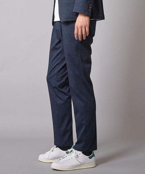 UNION STATION（ユニオンステーション）の「【セットアップ着用可】メランジプリントポンチスラックス（その他パンツ・メンズ・ネイビー/ネイビー系・M/L/LL）」の4枚目の写真