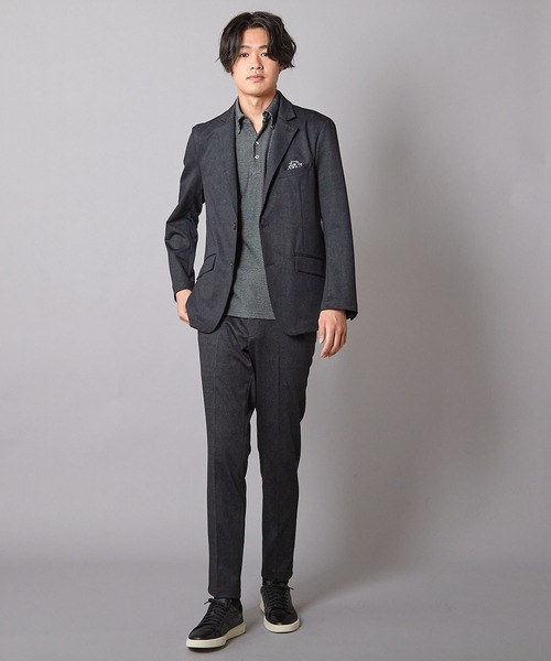 UNION STATION（ユニオンステーション）の「【セットアップ着用可】メランジプリントポンチスラックス（その他パンツ・メンズ・ネイビー/ネイビー系・M/L/LL）」の12枚目の写真