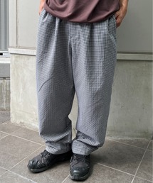 BROKEN BASE（ブロークンベース）の「ギンガムルーズテーパードパンツ（その他パンツ・メンズ）」