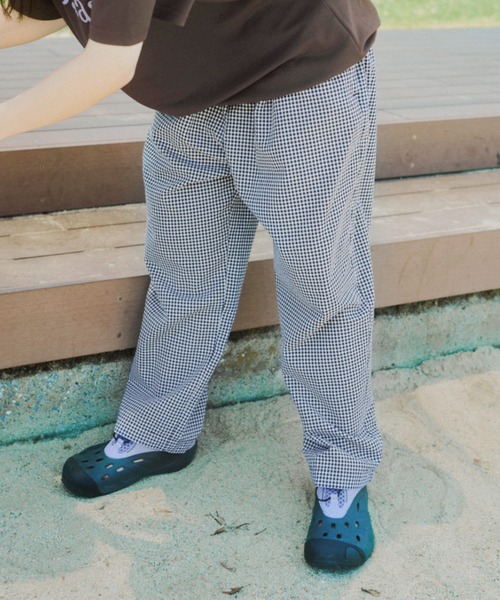 BROKEN BASE(ブロークンベース)の「ギンガムルーズテーパードパンツ(その他パンツ・メンズ・ライトブルー/ブラック・MEDIUM/LARGE)」の11枚目の写真
