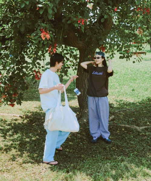 BROKEN BASE(ブロークンベース)の「ギンガムルーズテーパードパンツ(その他パンツ・メンズ・ライトブルー/ブラック・MEDIUM/LARGE)」の6枚目の写真