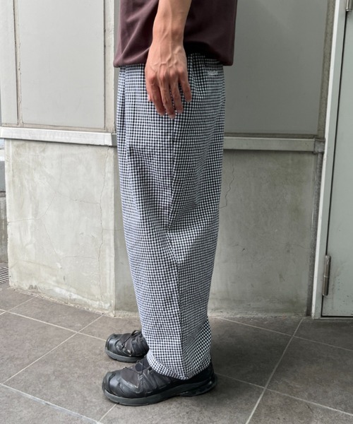 BROKEN BASE(ブロークンベース)の「ギンガムルーズテーパードパンツ(その他パンツ・メンズ・ライトブルー/ブラック・MEDIUM/LARGE)」の15枚目の写真