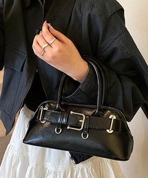 2WAY ベルト付き コンパクト シェル型 ショルダーバッグ