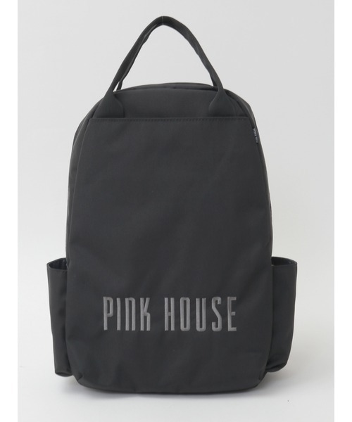 PINK HOUSE（ピンクハウス）の「ピンクハウスロゴ刺繍バックパック