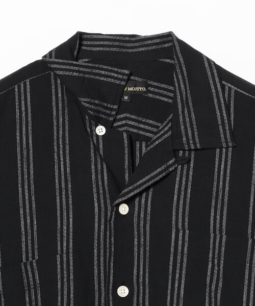 MOJITO（モヒート）の「MOJITO / ABSHINTH SHIRT Bar.2.0 Mole Stripe（シャツ/ブラウス・メンズ・ブラック・SMALL/MEDIUM/LARGE/X-LARGE）」の3枚目の写真