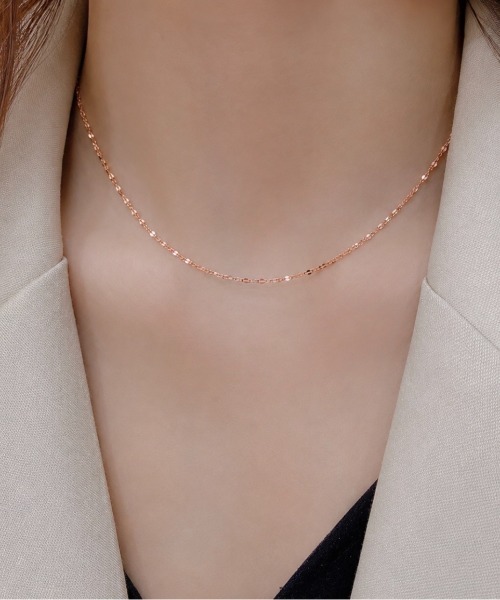 E&C closet…(イーアンドシークローゼット)の「ノーブルシードチェーンネックレス(ネックレス・レディース・ゴールド/ピンクゴールド/シルバー・FREE)」の3枚目の写真