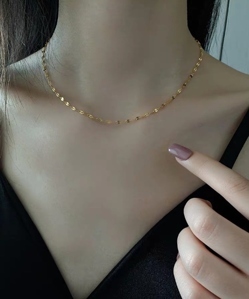 E&C closet…(イーアンドシークローゼット)の「ノーブルシードチェーンネックレス(ネックレス・レディース・ゴールド/ピンクゴールド/シルバー・FREE)」の18枚目の写真