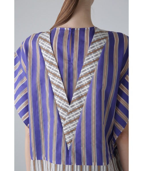 セール】ミックスストライプブラウス（シャツ/ブラウス）｜ADORE