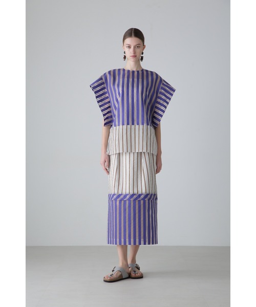 セール】ミックスストライプブラウス（シャツ/ブラウス）｜ADORE