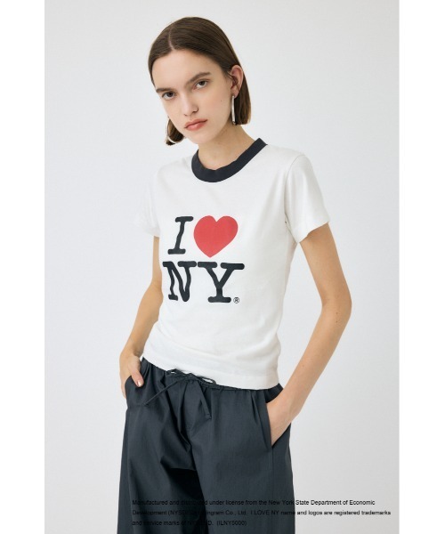 I LOVE NY STACKED LOGO Tシャツ（Tシャツ/カットソー）｜MOUSSY